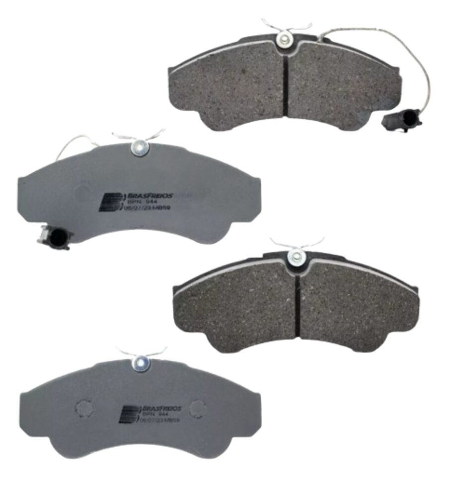 PASTILHA DE FREIO DIANTEIRA DUCATO/BOXER/JUMPER 2003 EM DIANTE ARO 16 COM TRAVA E SENSOR